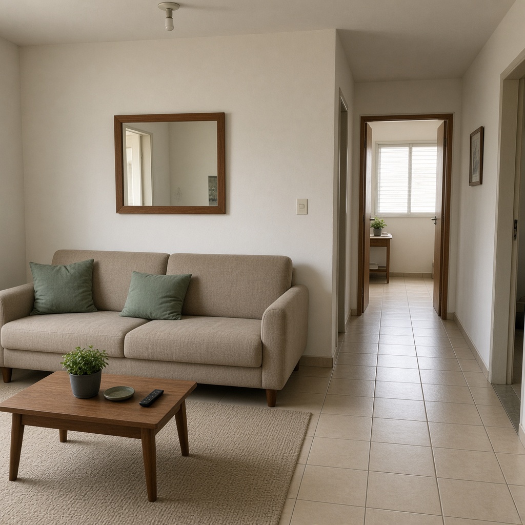Casa vazia durante o dia — rotina diurna quebrada